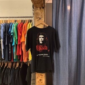 Vintage Rock & Death Black Graphic T-Shirt